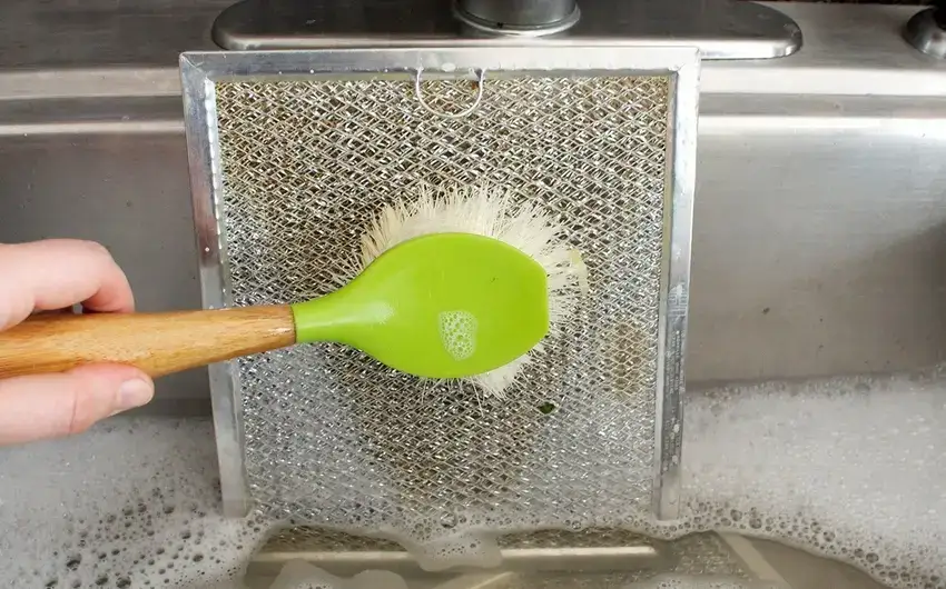 Моющее средство для чистки кухонной вытяжки